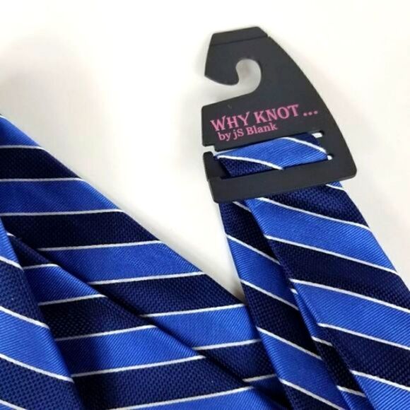J. S. Blank & Co. Blue and Black Striped S… - Picture 3 of 4